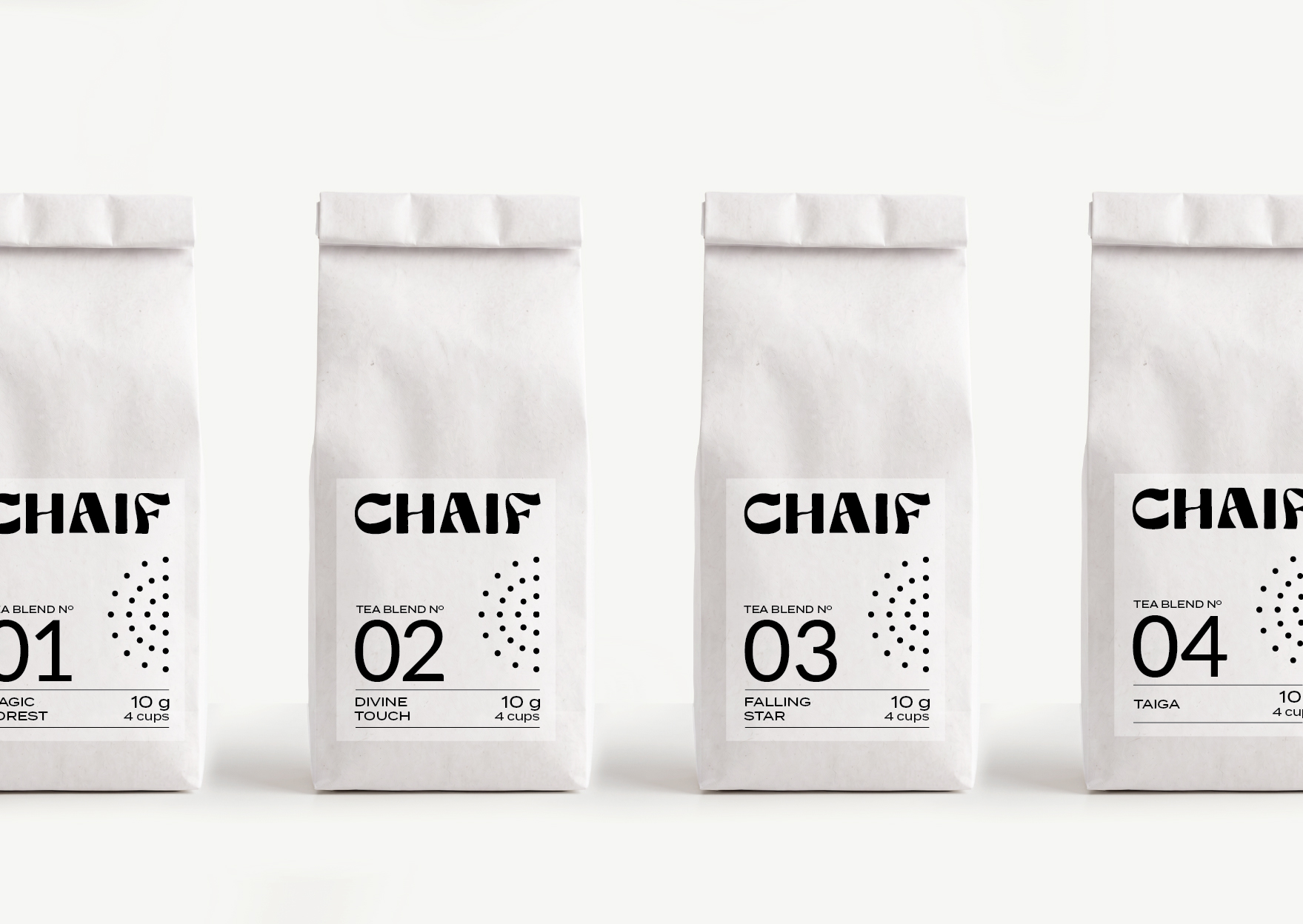 Chaif aroma tea packaging design