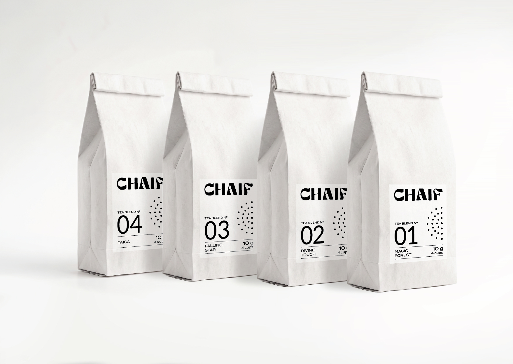 Chaif aroma tea packaging design