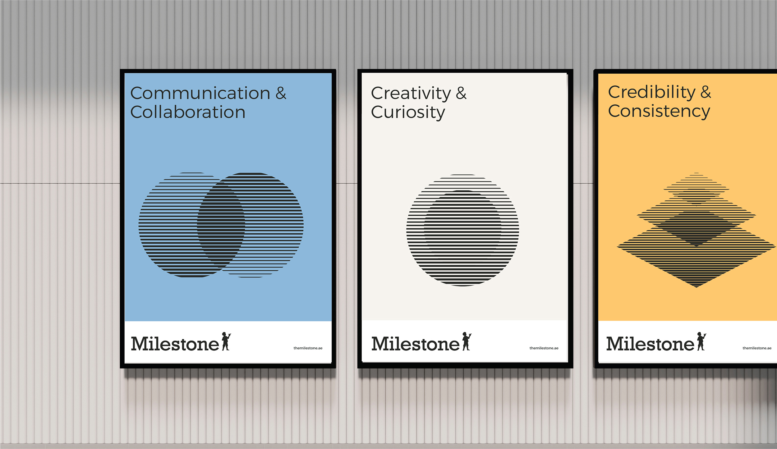 Milestone logo and brand identity