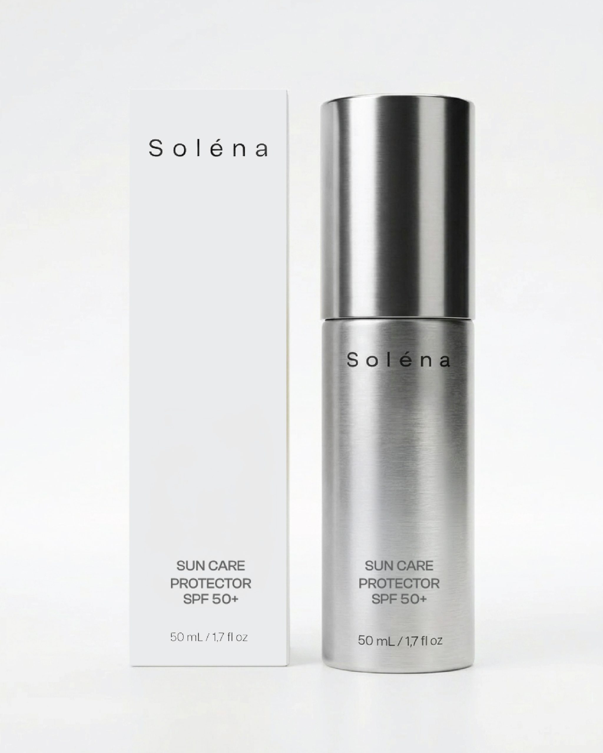Solena sunscreen cosmetic packaging